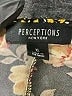Perceptions Black Casual Dress Size XL - photo 4