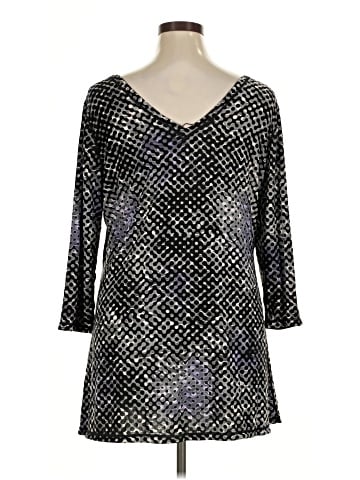Attitudes by Renee 3/4 Sleeve Blouse (view 2)