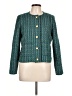 J.Crew Factory Store 100% Polyester Tweed Green Blazer Size 12 - photo 1