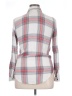 Full Tilt 100% Rayon Plaid Gray Long Sleeve Button-Down Shirt Size XL - photo 2