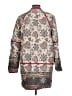 Free People 100% Polyester Paisley Red Coat Size L - photo 2