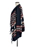 Pink Owl 100% Acrylic Blue Poncho Size M - photo 5