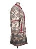 Free People 100% Polyester Paisley Red Coat Size L - photo 4