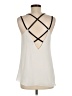 Naked Zebra 100% Polyester Ivory Sleeveless Blouse Size M - photo 2