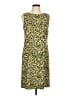 Connected Apparel Paisley Green Cocktail Dress Size 10 - photo 1