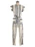 Monteau Stripes Blue Jumpsuit Size S - photo 1