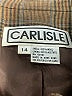 Carlisle 100% Wool Plaid Brown Jacket Size 14 - photo 6