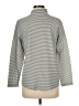 Zenergy by Chico's Stripes Gray Long Sleeve Turtleneck Size Med (1) - photo 2