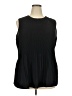 Adrianna Papell 100% Polyester Black Sleeveless Blouse Size 2X (estimated) - photo 1