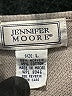 Jennifer Moore Animal Print Gray Pullover Sweater Size L - photo 7