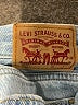 Levi's 100% Cotton Blue Denim Shorts Size 25 waist - photo 3