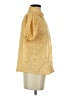 On Twelfth Gold Short Sleeve Blouse Size XS - photo 4