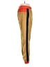 Nike 100% Polyester Color Block Gold Track Pants Size M - photo 4