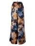 Susan Graver 100% Polyester Floral Blue Casual Pants Size M (petite) - photo 2