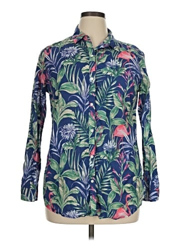 J. McLaughlin Long Sleeve Button-Down Shirt (view 1)