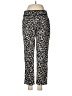 W118 by Walter Baker 100% Polyester Animal Print Black Casual Pants Size M - photo 1