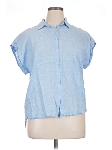 Saks Fifth Avenue Short Sleeve Blouse (view 1)