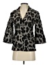 Lafayette 148 New York Animal Print Gray Blazer Size 4 - photo 1