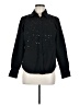 St. John's Bay 100% Cotton Stars Black Long Sleeve Button-Down Shirt Size M - photo 1