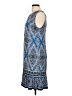 Sandra Darren Paisley Blue Cocktail Dress Size L - photo 5