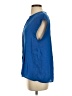 Zara Basic Solid Blue Sleeveless Blouse Size S - photo 5
