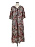 BLOOMCHIC Paisley Gray Red Casual Dress Size 14 - 16 - photo 1