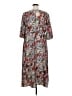 BLOOMCHIC Paisley Gray Red Casual Dress Size 14 - 16 - photo 2