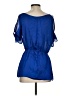 Studio Y 100% Polyester Blue Casual Dress Size S - photo 2