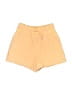 Lululemon Athletica Solid Yellow Orange Athletic Shorts Size 2 - photo 1