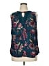 Daniel Rainn 100% Rayon Teal Sleeveless Blouse Size 1X - photo 1