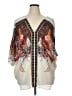 Rose + Olive Ivory 3/4 Sleeve Blouse Size 1X - photo 1