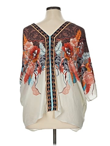 Rose + Olive 3/4 Sleeve Blouse (view 2)