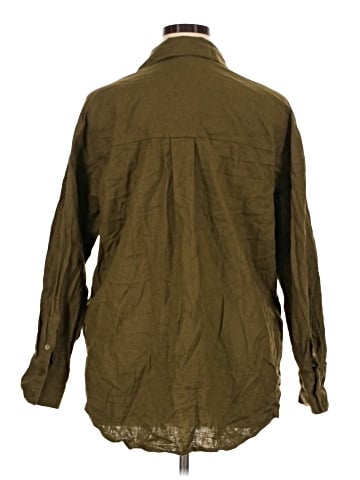 Abercrombie & Fitch 3/4 Sleeve Button-Down Shirt (view 2)