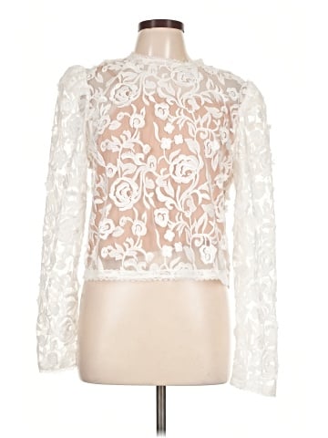 WAYF Long Sleeve Blouse (view 1)