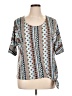NY Collection Teal Short Sleeve T-Shirt Size XL - photo 1