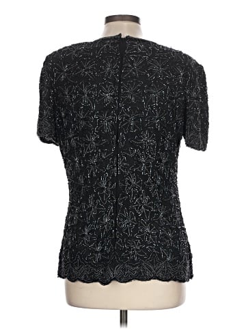 Papell Boutique Evening Short Sleeve Top (view 2)