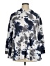 Lane Bryant Blue Long Sleeve Top Size 14 - 16 Plus - photo 1