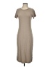 Thread & Supply Solid Tan Casual Dress Size S - photo 1