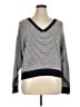 ABLE 100% Cotton Stripes Gray Pullover Sweater Size XL - photo 1