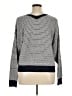 ABLE 100% Cotton Stripes Gray Pullover Sweater Size XL - photo 2