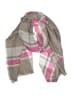 Mixit 100% Acrylic Plaid Gray Scarf One size - photo 1
