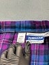 Pendleton 100% Wool Plaid Blue Wool Skirt Size 24w - photo 4