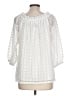 Sara Campbell 100% Polyester White 3/4 Sleeve Blouse Size L - photo 2