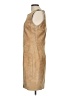 DANIER 100% Acetate Tan Casual Dress Size L - photo 5
