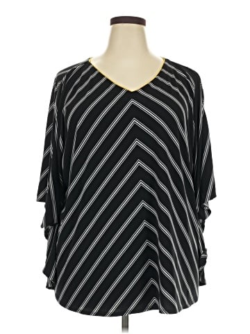Susan Graver 3/4 Sleeve Blouse (view 1)