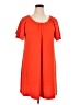 TeXTURE & THREAD Madewell Solid Orange Casual Dress Size XL - photo 1