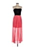 Ruby Rox Color Block Red Cocktail Dress Size L - photo 1