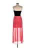 Ruby Rox Color Block Red Cocktail Dress Size L - photo 2