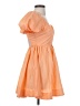 Hello Molly Orange Cocktail Dress Size 4 - photo 4