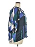 Collective Concepts Color Block Blue 3/4 Sleeve Blouse Size 2X - photo 4